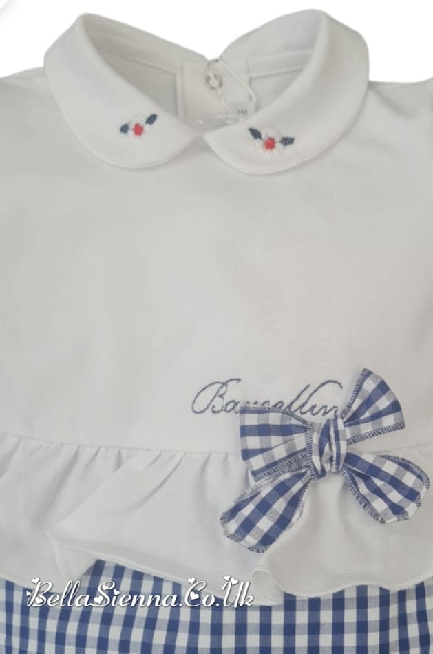 Barcellino Babygrow - All In One - With Bow - 9643
