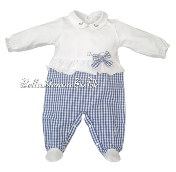 Barcellino Babygrow - All In One - With Bow - 9643