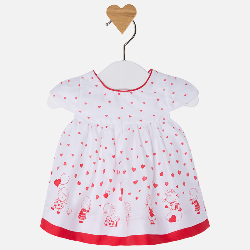 Mayoral Baby Girls Heart Print Dress
