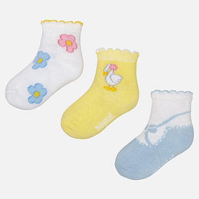 Mayoral Pack Of Three Baby Socks