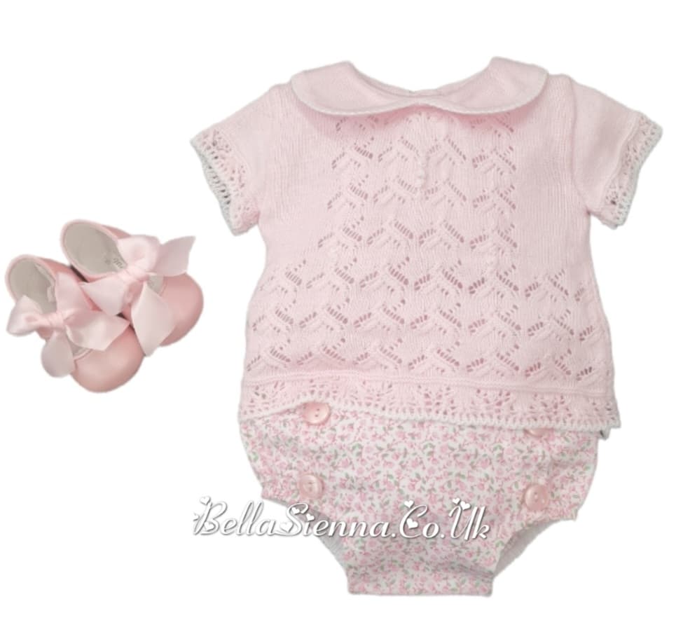 Pretty Originals Baby Girls Two-Piece Fine Knitted Set JPD3188G1