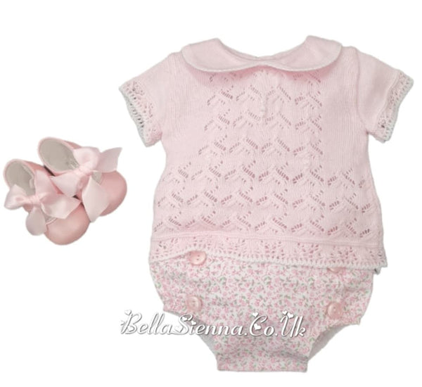 Pretty Originals Baby Girls Two-Piece Fine Knitted Set JPD3188G1