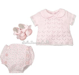 Pretty Originals Baby Girls Two-Piece Fine Knitted Set JPD3188G1