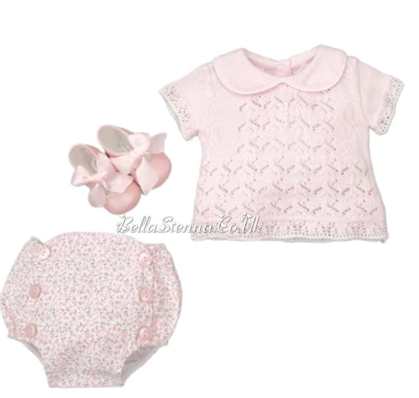 Pretty Originals Baby Girls Two-Piece Fine Knitted Set JPD3188G1