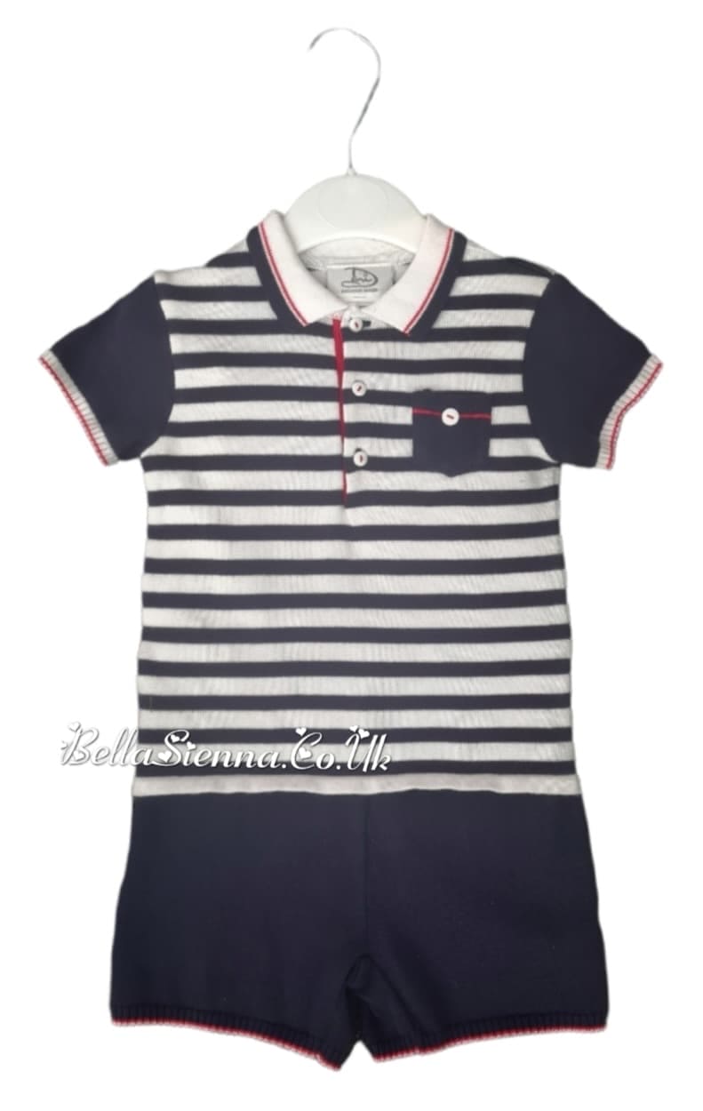 Dani By Sarah Louise Boys Knitted Shorts & T-shirt Set - D09412