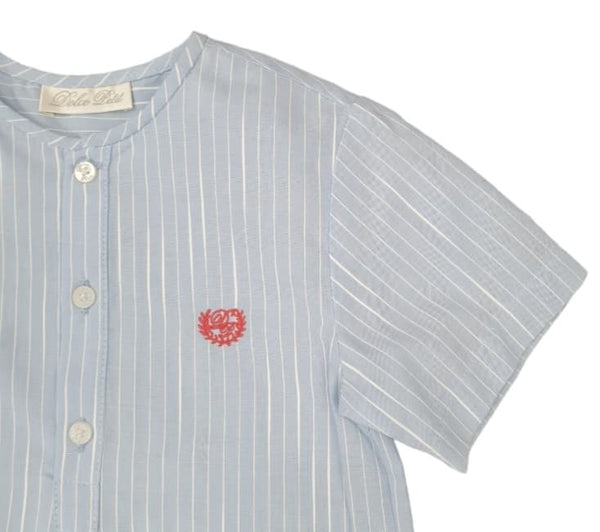 Dolce Petit Boys Smart Shirt & Shorts Set With Matching Belt - 2263