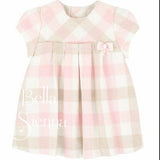 Mayoral Baby Girls Pink Check Dress 2846
