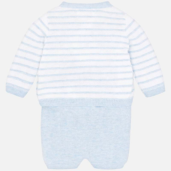 Mayoral Baby Boys Fine Knitted Three Piece Outfit 1201