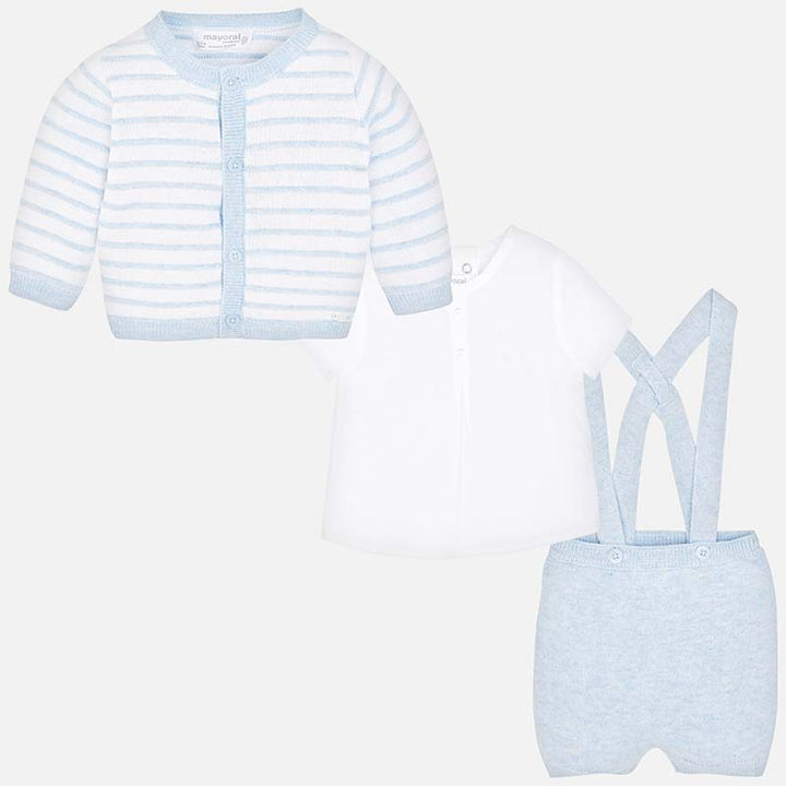Mayoral Baby Boys Fine Knitted Three Piece Outfit 1201