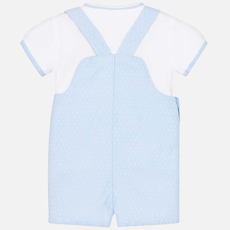 Mayoral Stripes Blue And White Set Newborn Boy 1619