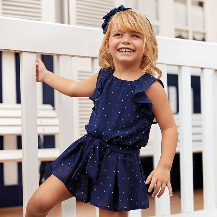 Mayoral Stunning Nany Blue Sleeveless playsuit