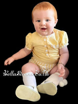Dbb Collection Yellow & White Boys Shorts Set - 10205 - Summer