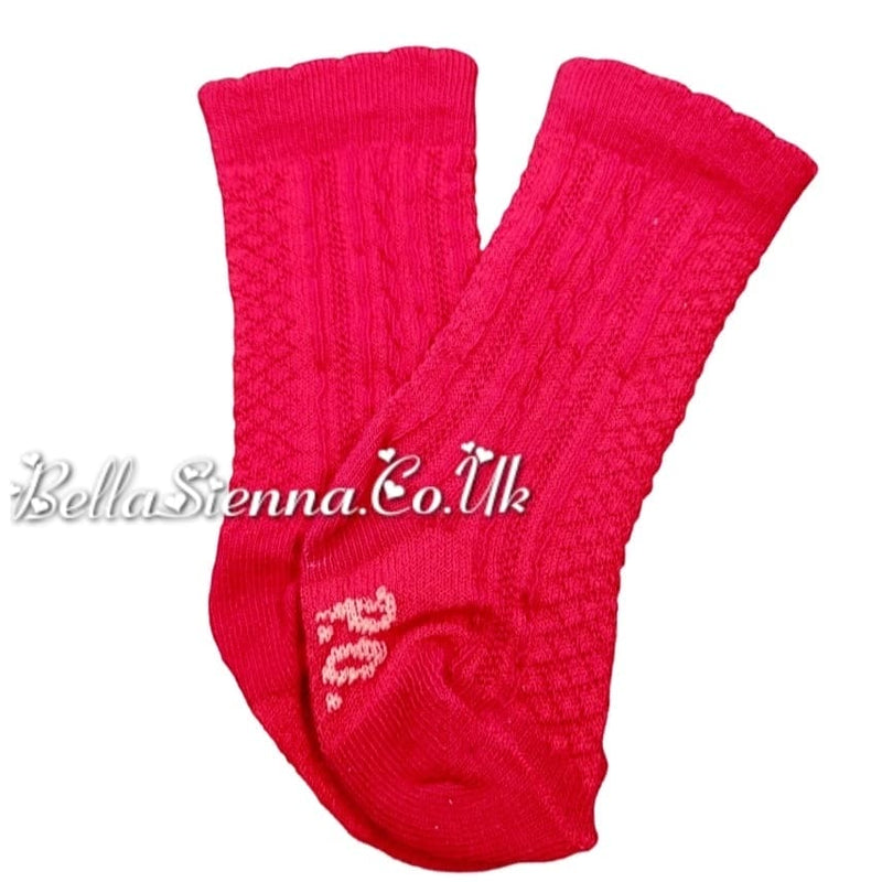 Pretty Originals Unisex Red Knee High Socks SP50201X