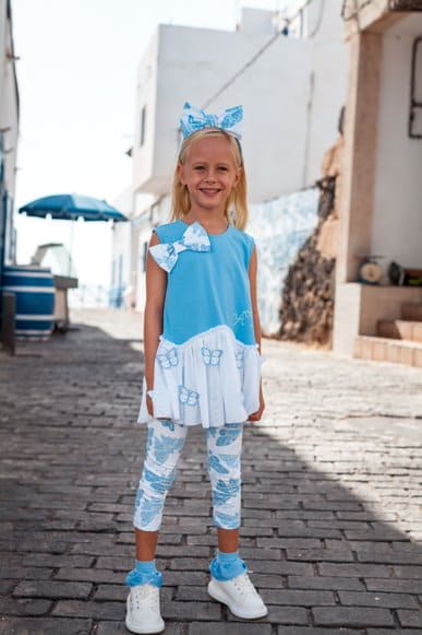 A*Dee Jean Butterfly Print Leggings Set - S223518