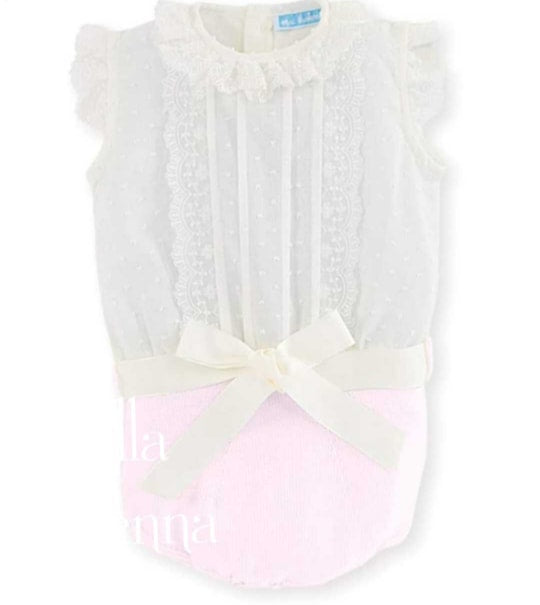 Mac ilusion Stunning Baby Girls Spanish Romper/Shortie 7754