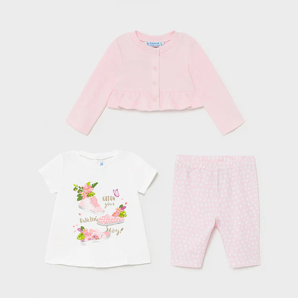 Mayoral Baby Girls Adorable Three-Piece Legging Set 1710