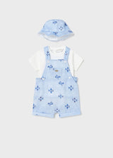 Mayoral 3 piece set for newborn boy 1626