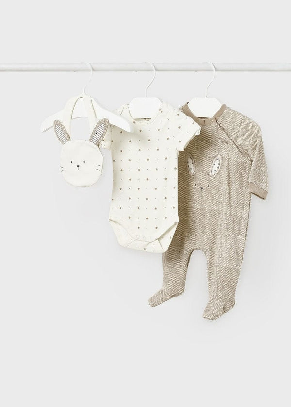 Mayoral 3 piece sustainable cotton set newborn 1752