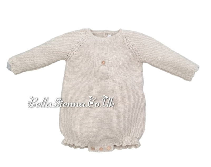 Martin Aranda Beige Knitted Romper - Winter - 001-10069 - E20