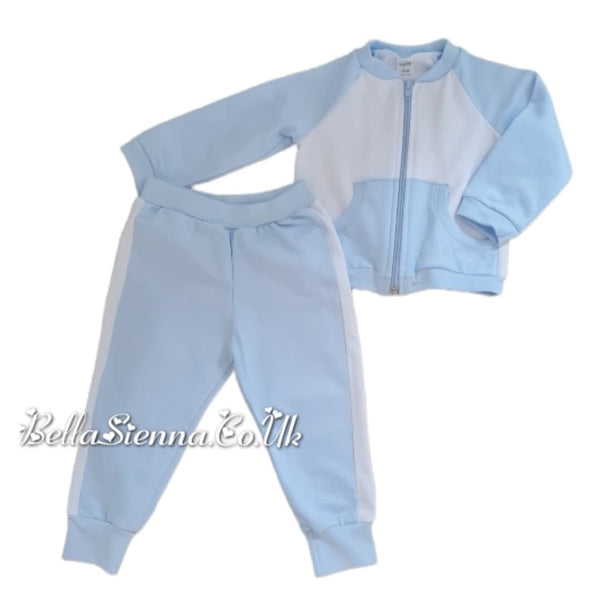 Rapife Zip Through Blue And White Tracksuit For  4880