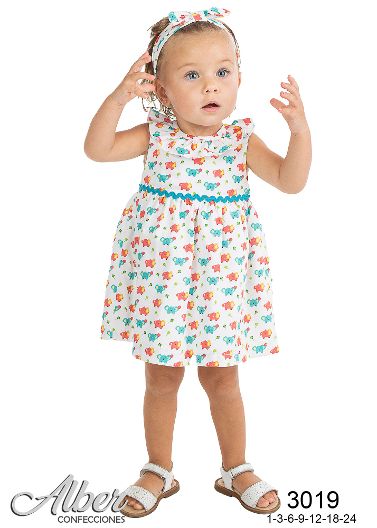 Alber Elephant Print Dress - 3019