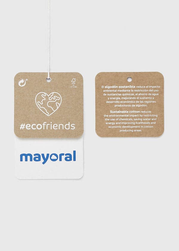 Mayoral ECOFRIENDS set of top and shorts for newborn girl