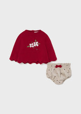 Mayoral Red Jumper & Jam Pants Set Winter - 2224