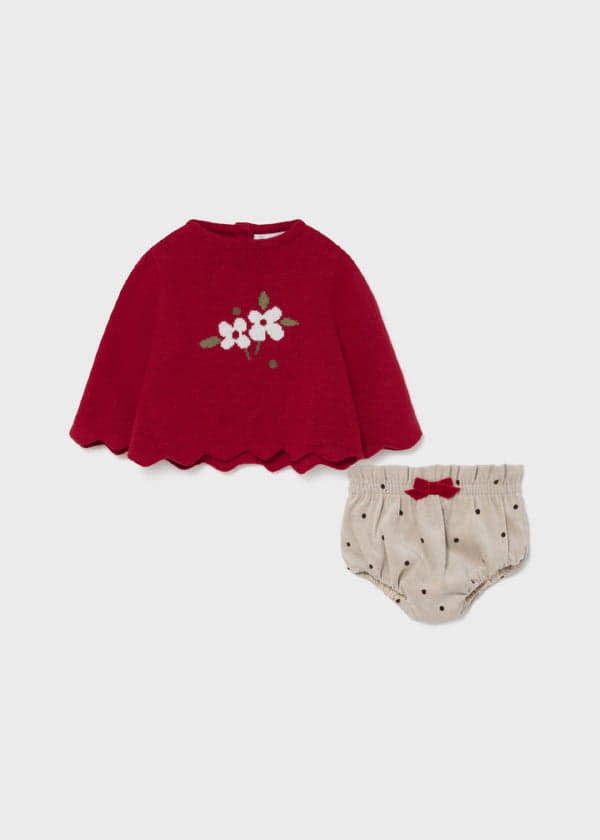 Mayoral Red Jumper & Jam Pants Set Winter - 2224