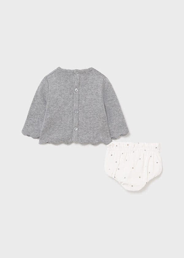 Mayoral ECOFRIENDS set of top and shorts for newborn girl