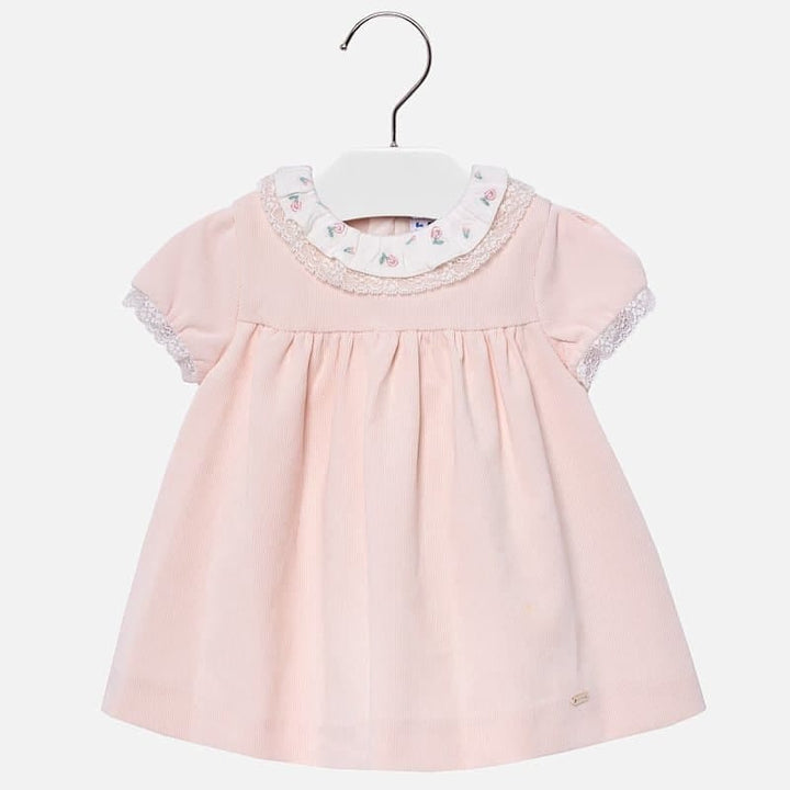 Mayoral Corduroy dress for baby girl 2980 Pink