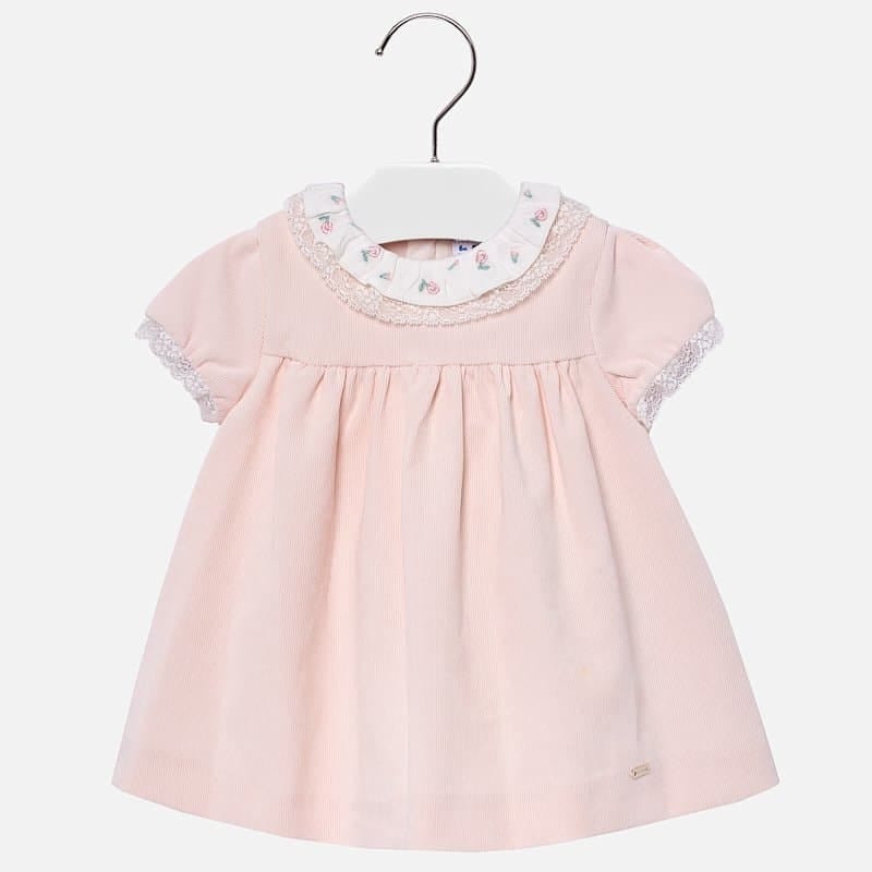Mayoral Corduroy dress for baby girl 2980 Pink