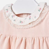 Mayoral Corduroy dress for baby girl 2980 Pink