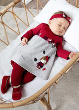 Mayoral* ECOFRIENDS dress and headband set for newborn girl - 2894