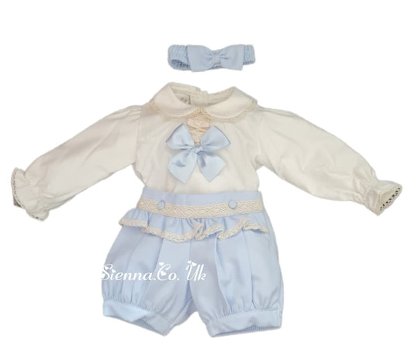 Pretty Originals Blue Dungaree Set - MT00831