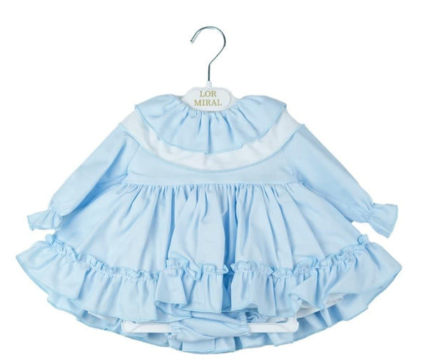 Lor Miral - Eva Class Dress, Pants & Bonnet Set - 22004 - BABY BLUE