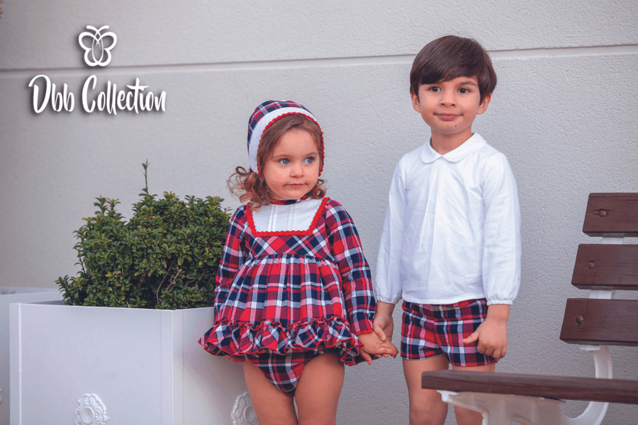 DBB Collection 2 Piece Boys Shirt & Shorts Set - 08505