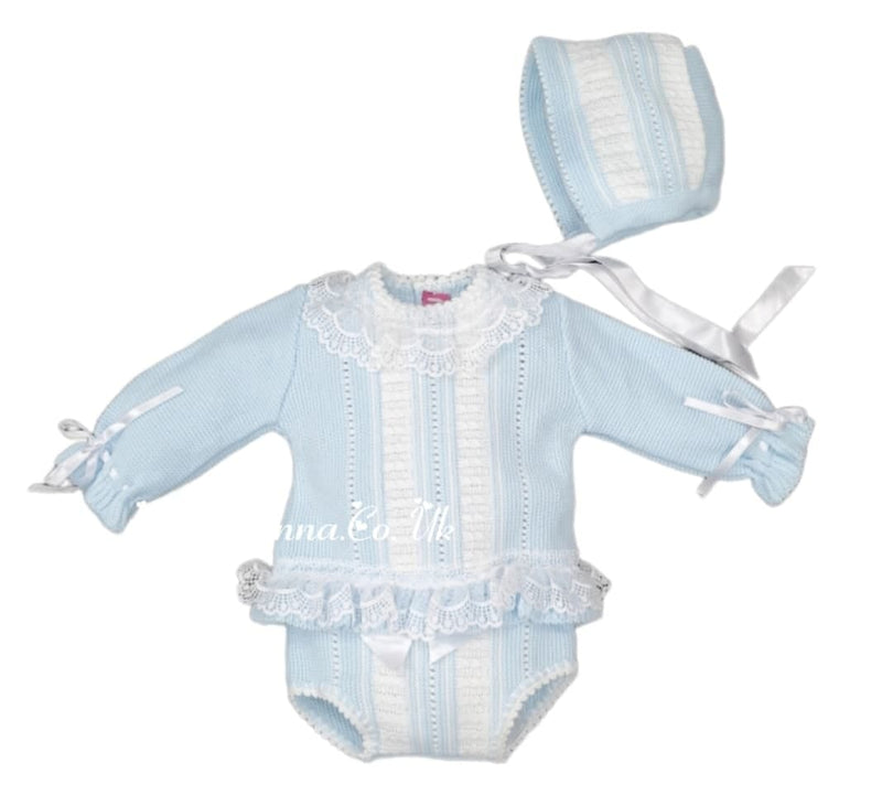 Nini Baby Girls Three Piece Knitted Set