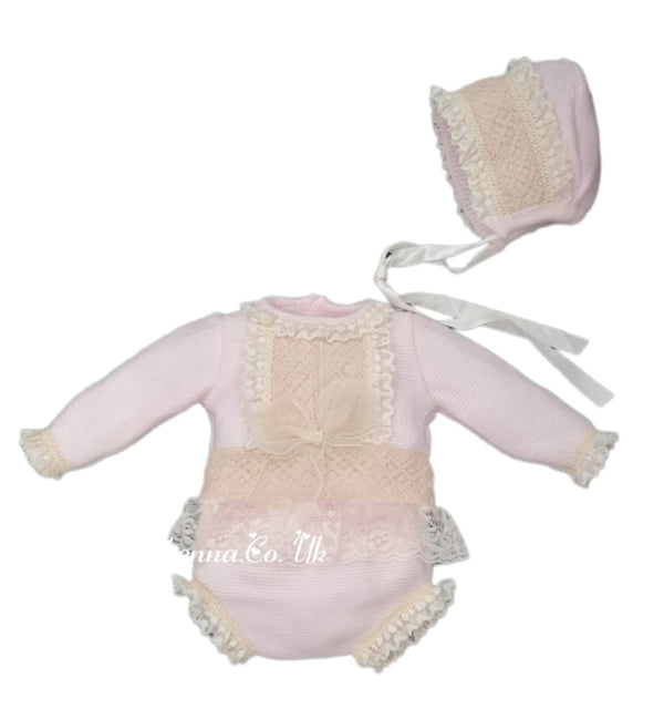 Nini Baby Girls Three Piece Knitted Set