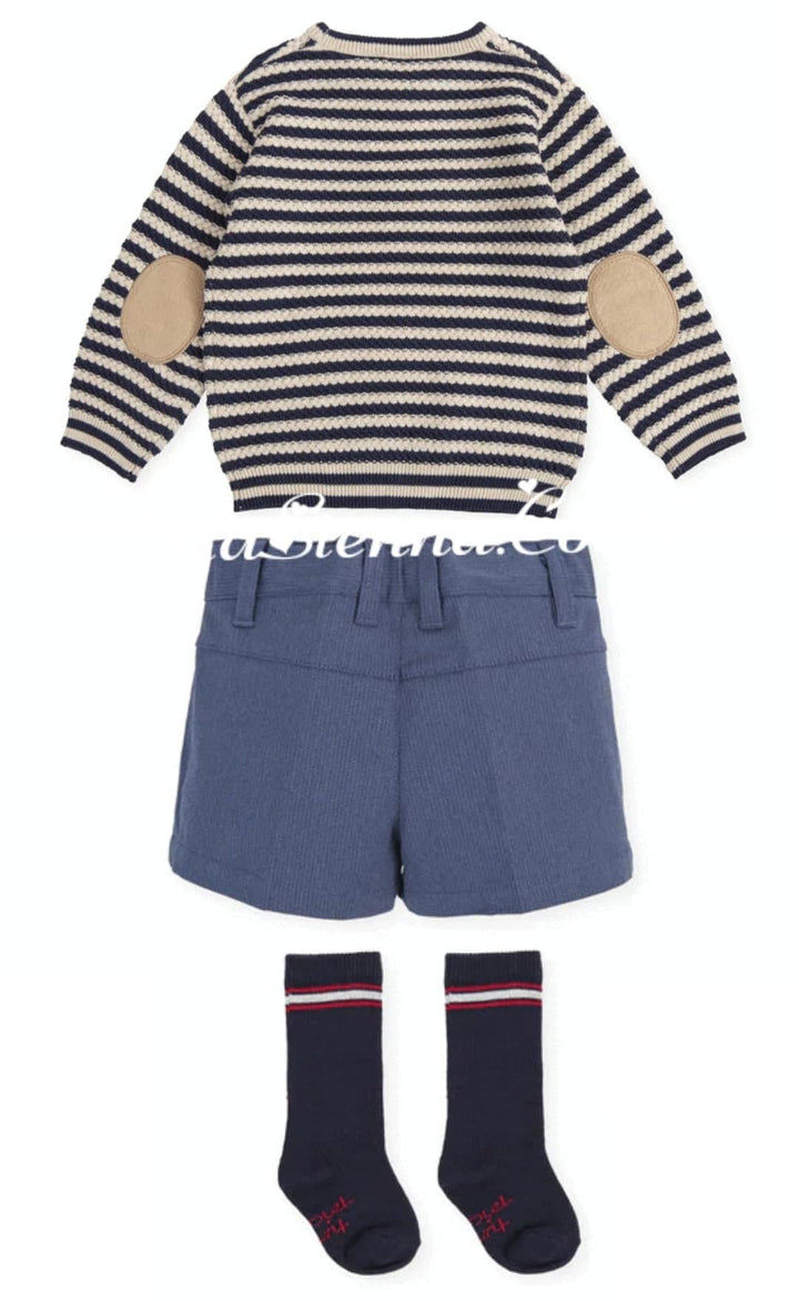 Tutto *Piccolo Boys Jumper, Shorts & Socks Set - 4741