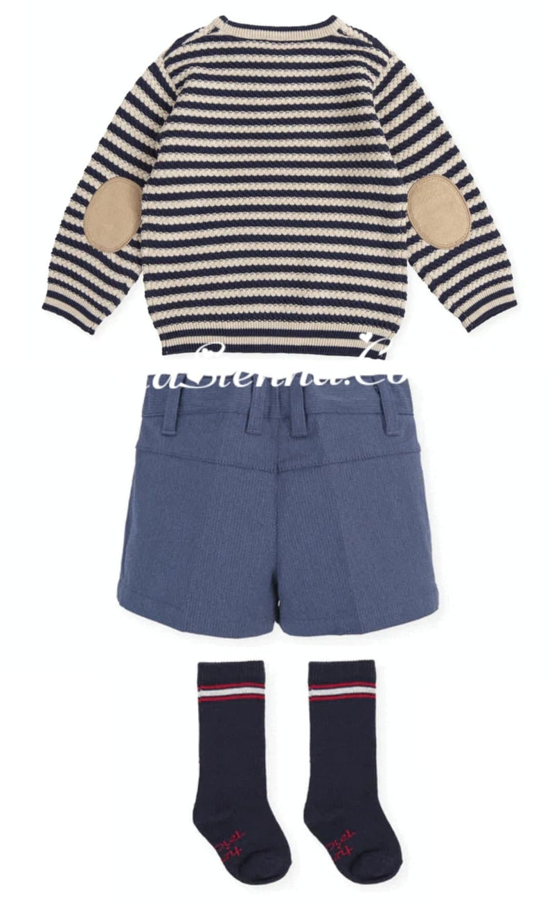 Tutto *Piccolo Boys Jumper, Shorts & Socks Set - 4741