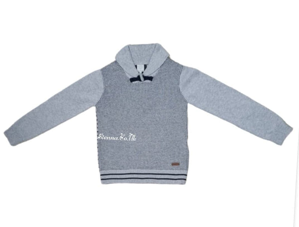 Losan Chic - Boys Grey Knitted Jumper 5790