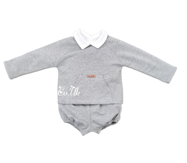 Mac ilusion Baby Boys Three Piece Outfit 8310 Grey