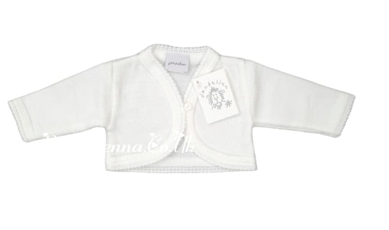 Dandelion White Girls Cardigan A1040