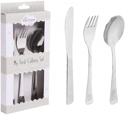 Hugs And Kisses Childrens My First Cutlery Set