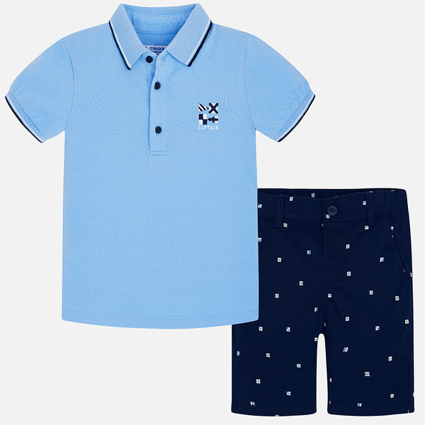 Mayoral Boys Summer Short Set 3245 blue