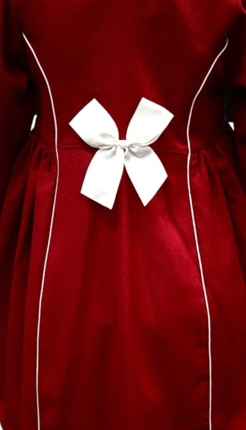 Pretty Originals Red Traditional Smocked Dress Coat MC01154