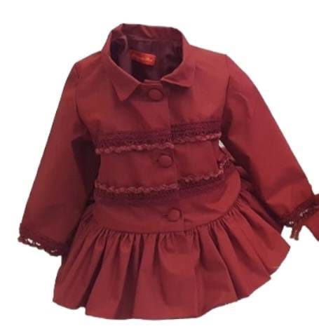 La Marquesita Real La Duquesa Burgundy Over Coat / Jacket