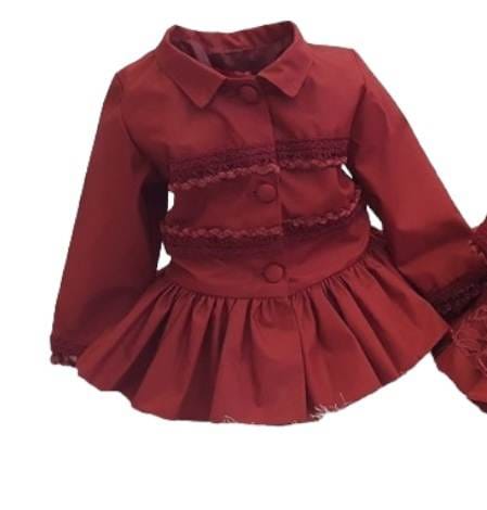 La Marquesita Real La Duquesa Burgundy Over Coat / Jacket