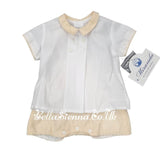 Miranda Boys Lemon & White Outfit - 0054/23