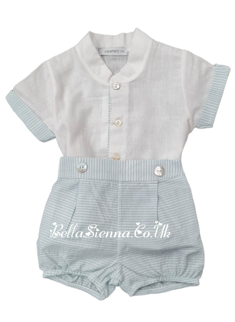 Calamaro Excellentt Boys Shirt & Shorts Set - 17801